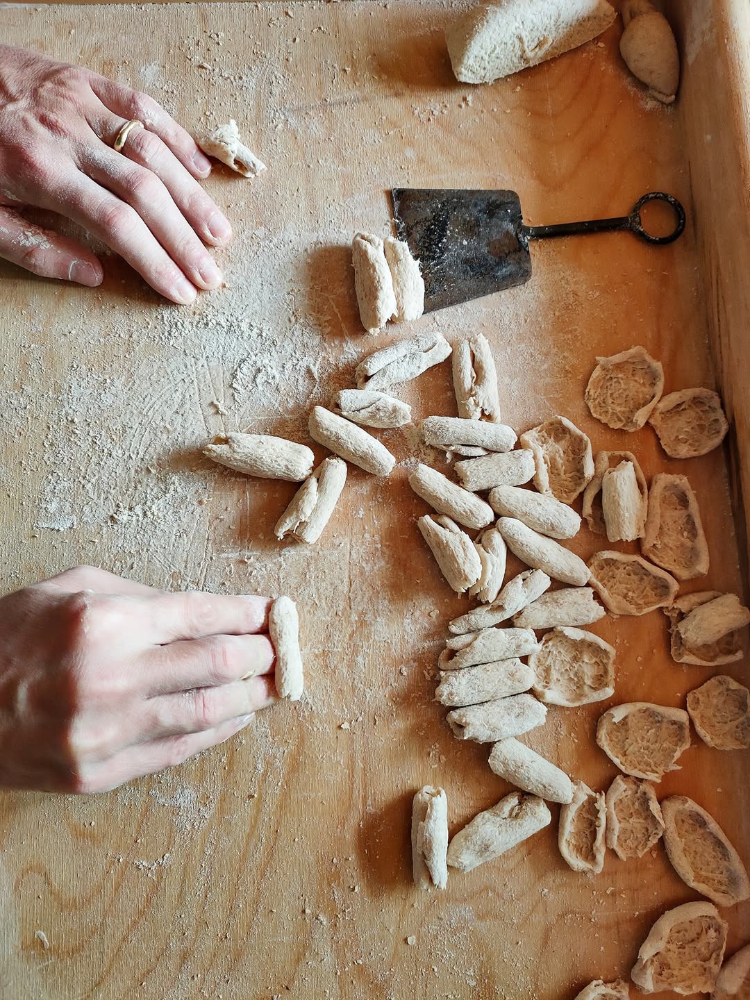 Pasta di casa strascinati